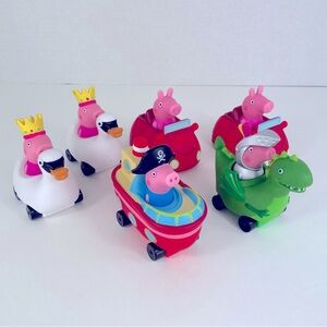Peppa Pig Free Wheelin Buggy Racers 2003 Dinosaur Ducks Pirate Cars